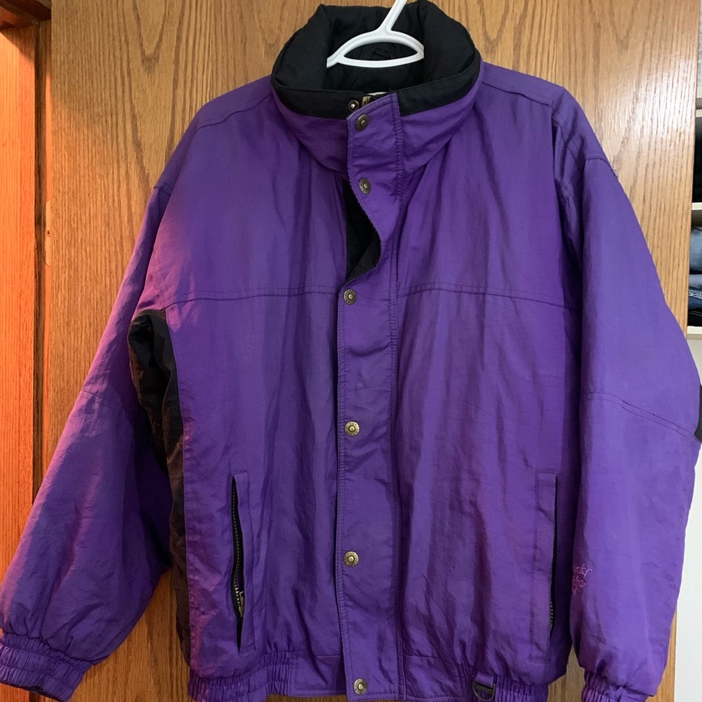 Vintage purple ski coat